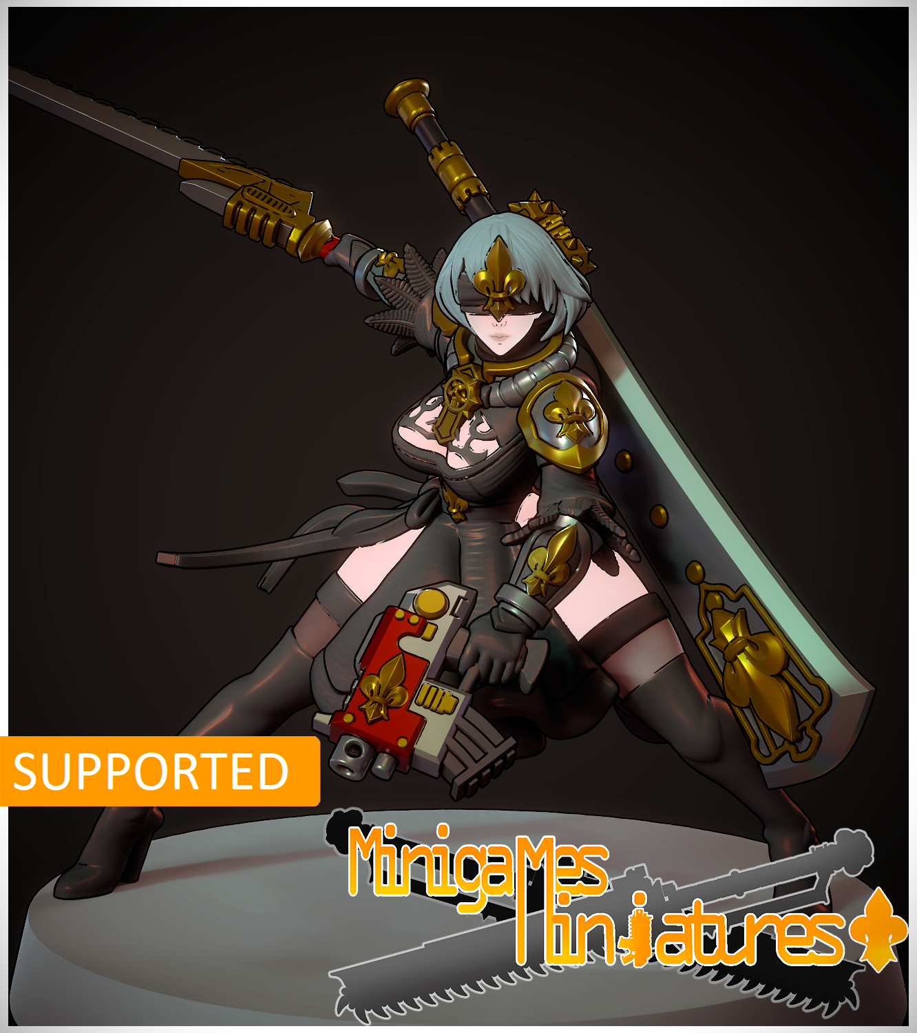 Nier nun anime figurine