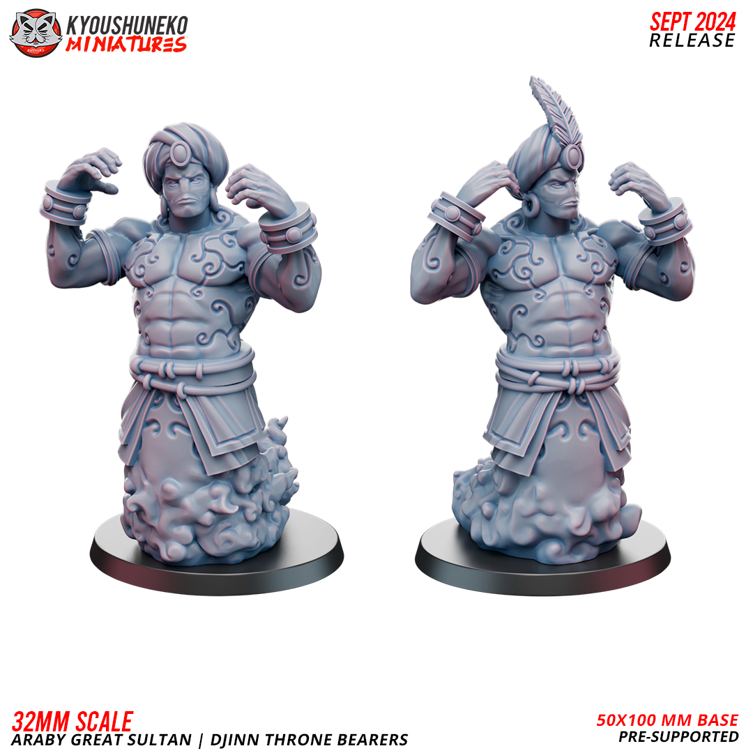 Araby Great Sultan | Djinn Throne Bearers