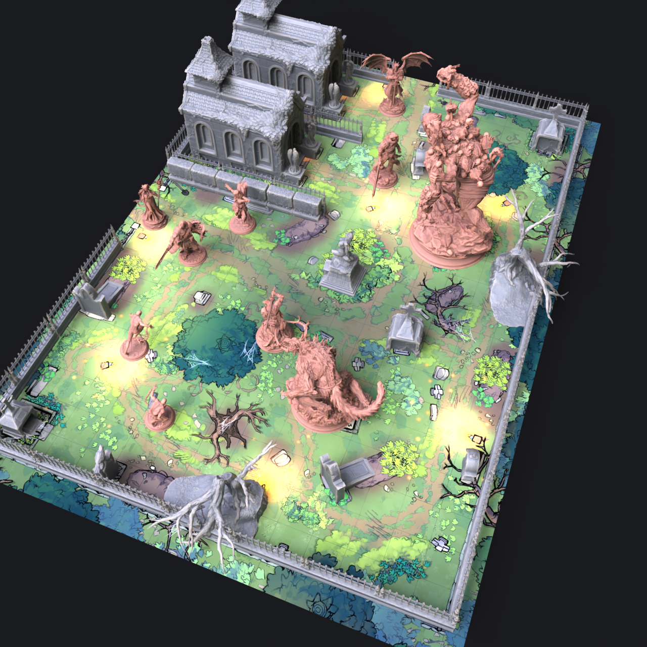 Cemetery of the Damned - Terrain Set