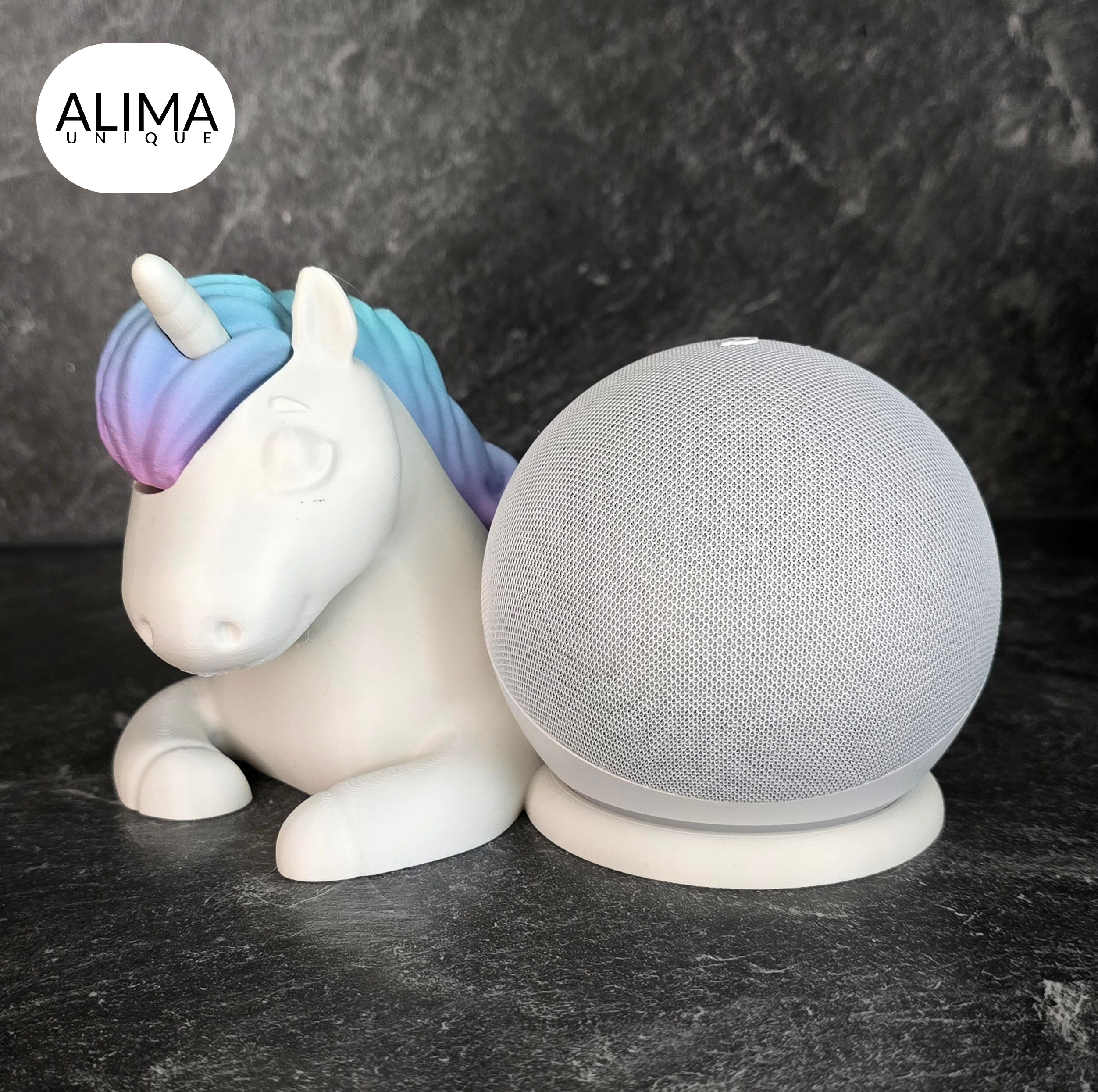 Sleeping Unicorn - Alexa Dot 5; 3; Homepod mini