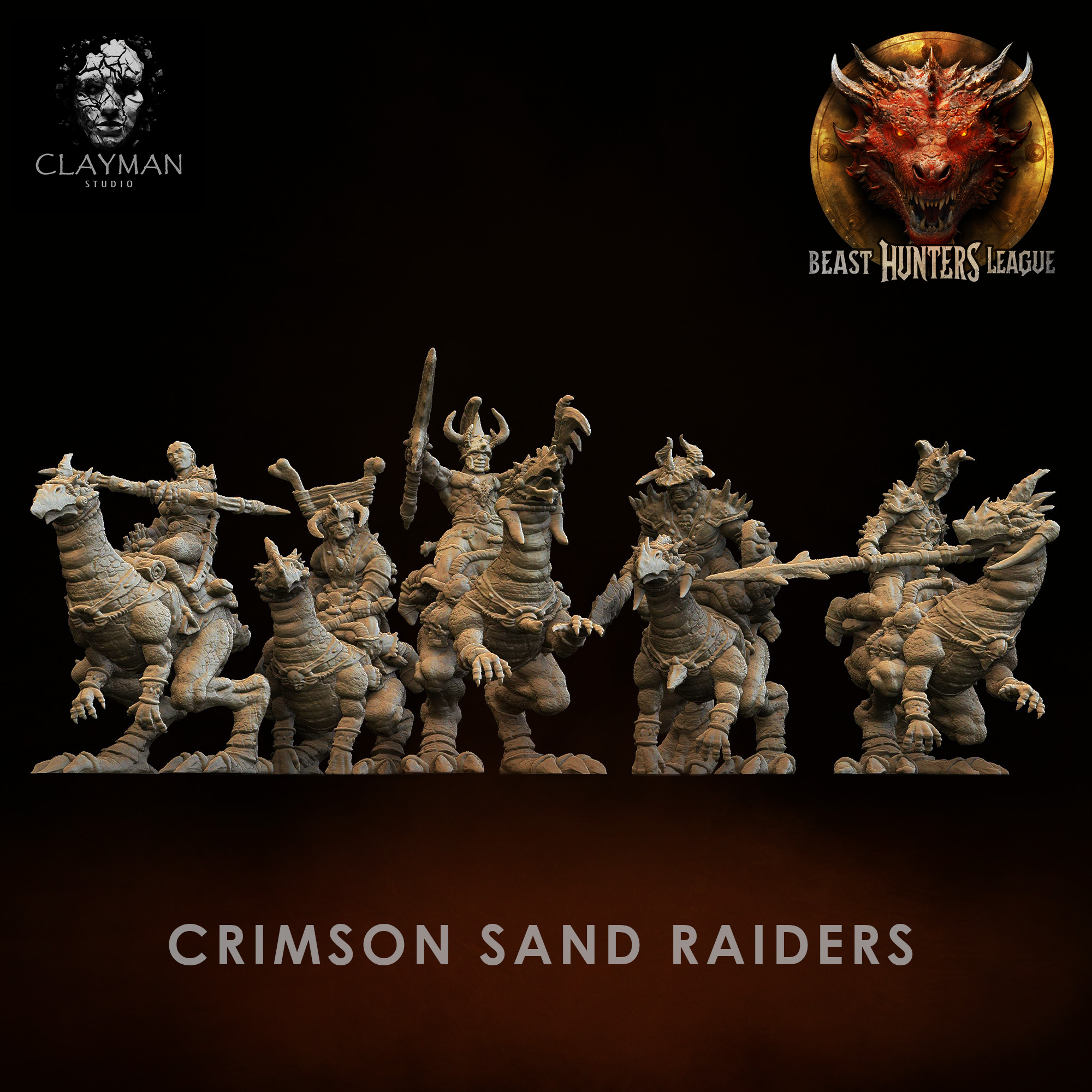 Crimson Sand Raiders - 32mm - 75mm
