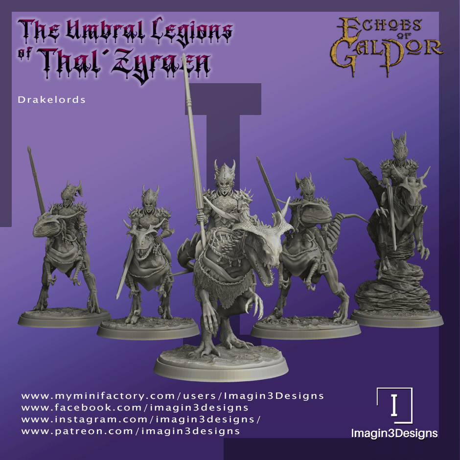 Drakelords (Drow Elite Cavalry)
