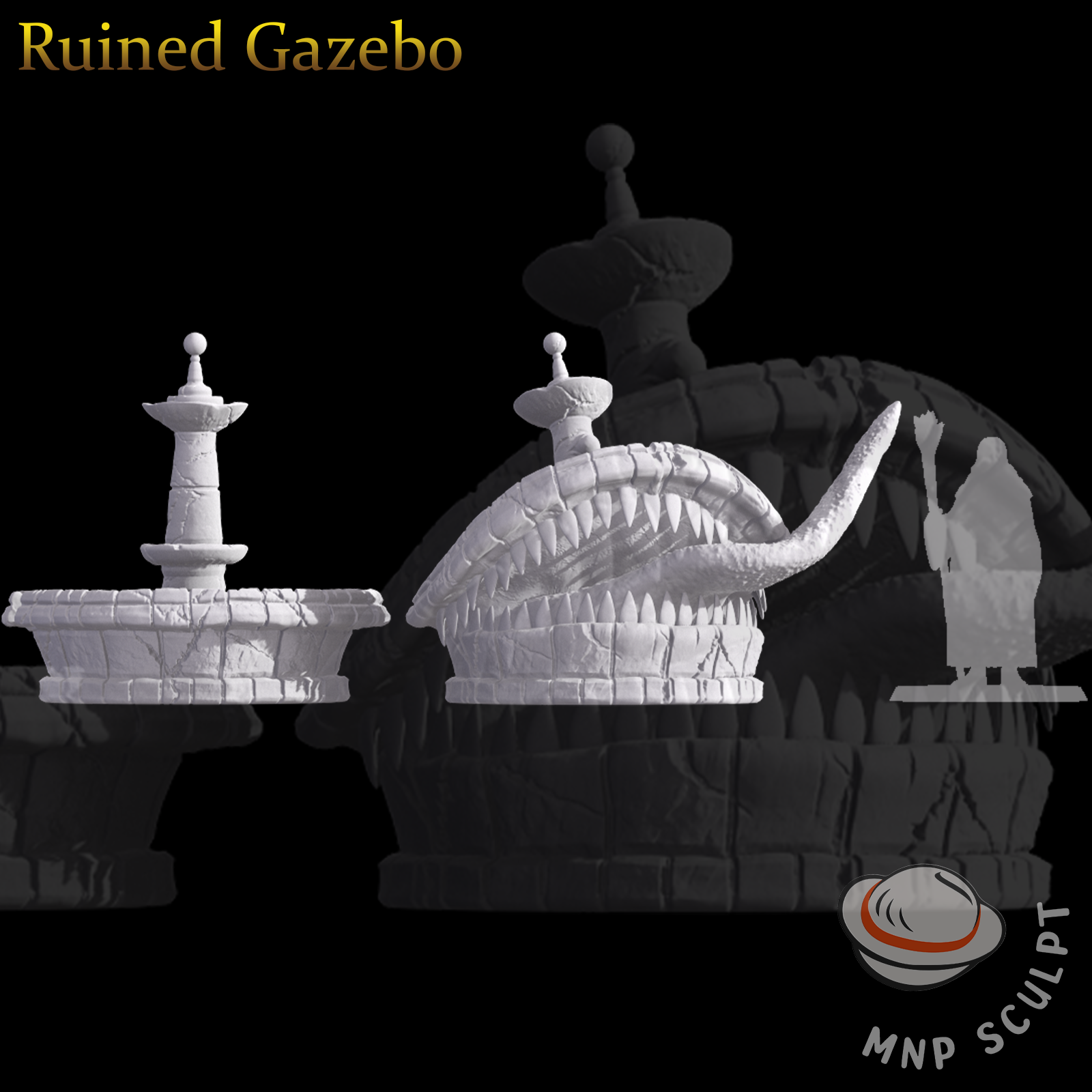 Ruined Fountain With Mimic Version