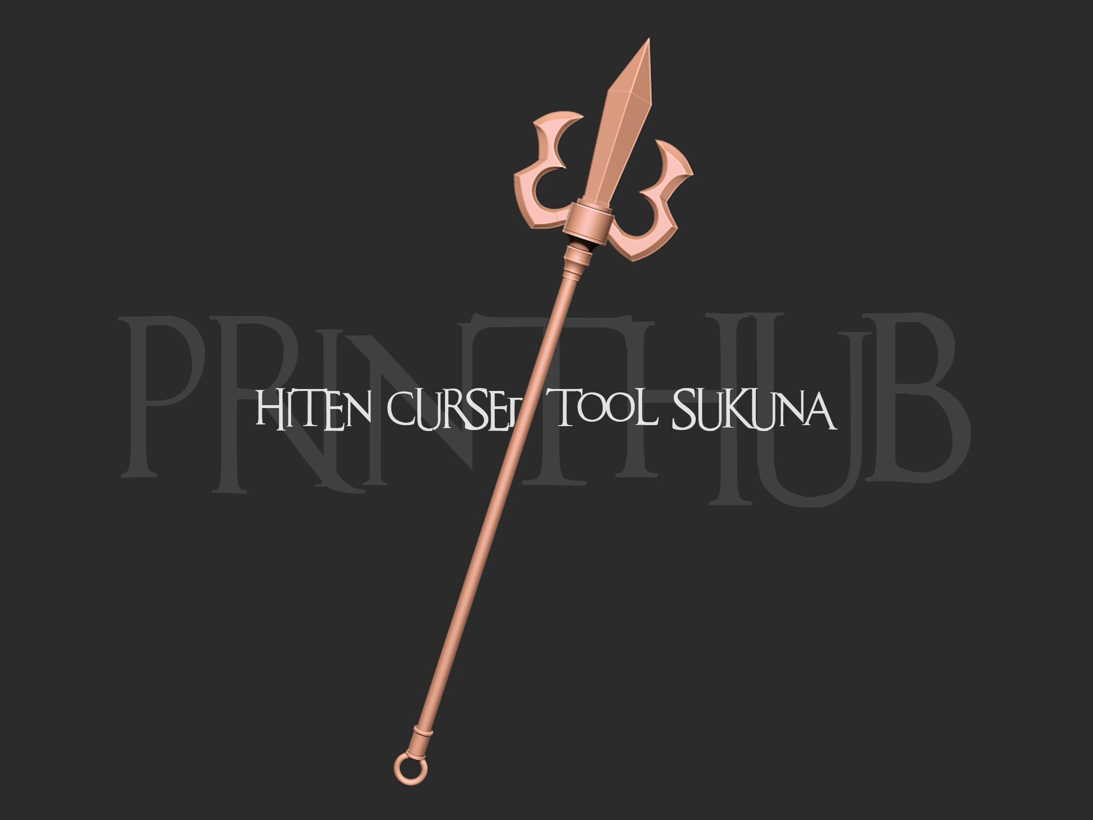 Hiten cursed tool sukuna for cosplay prop