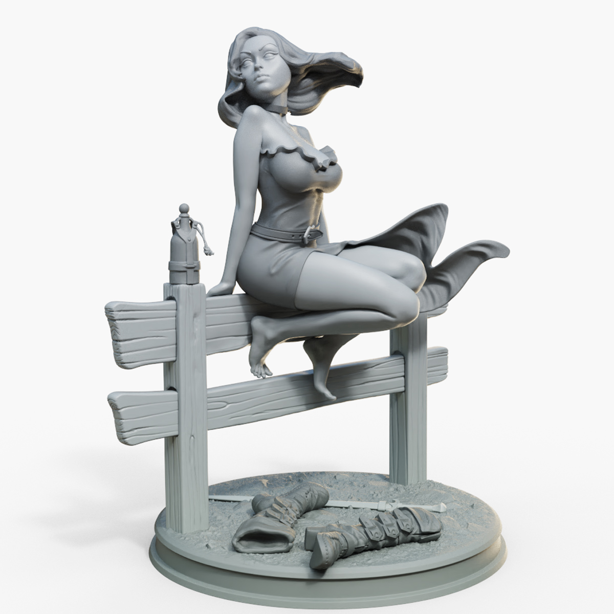 'Serenya' - Girl by Female Miniatures