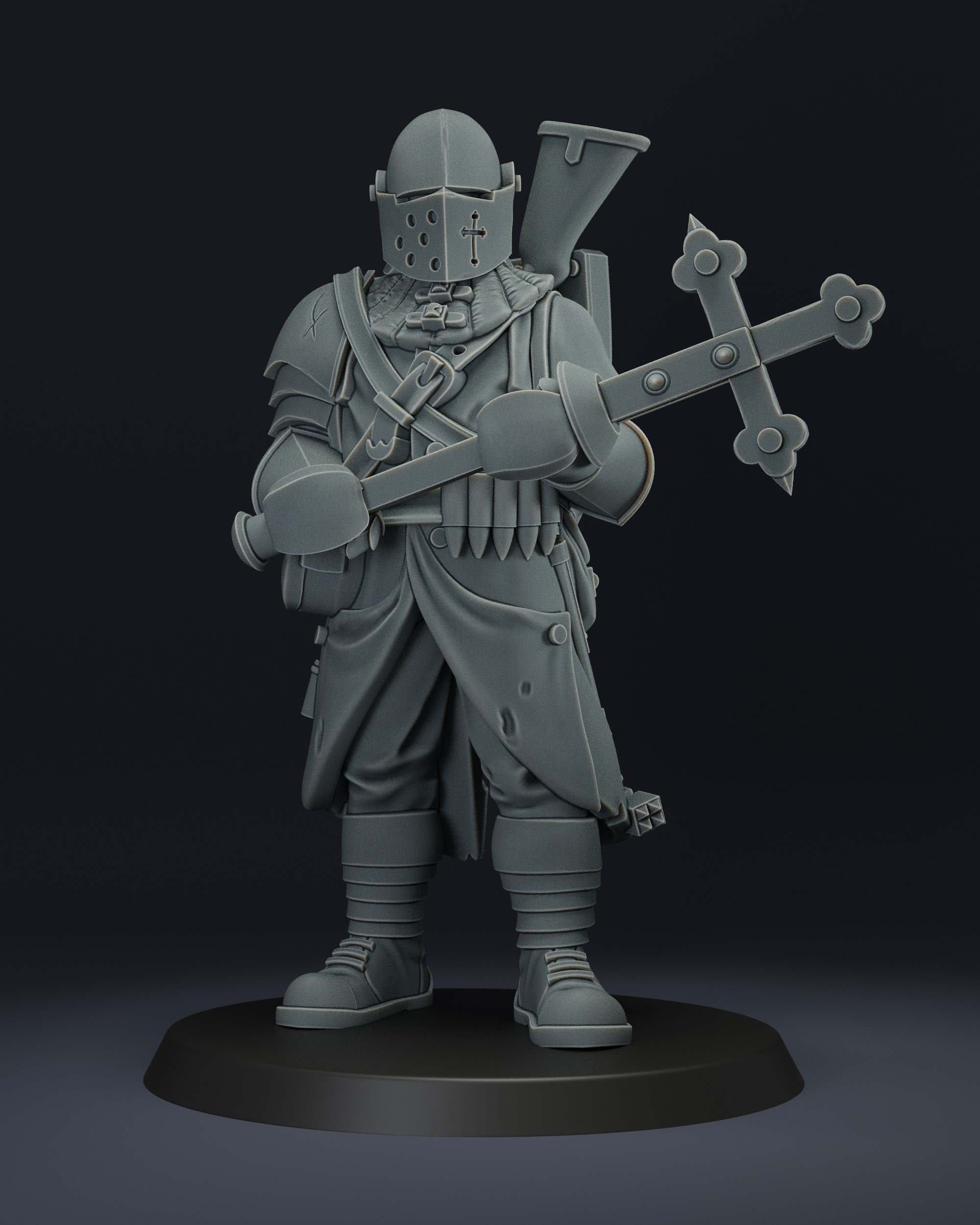 Trench Soldier with cross-maul