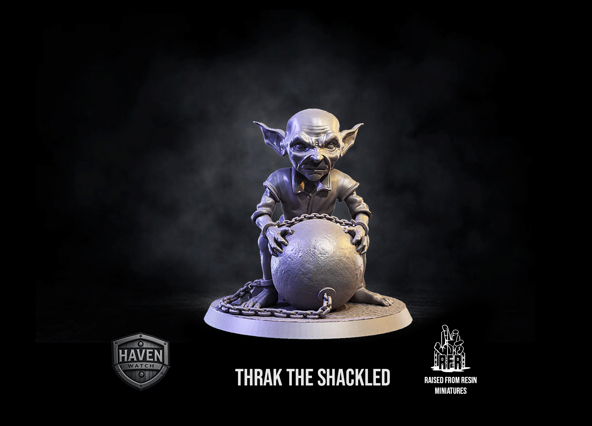 Thrak, the shackled - Tabletop miniatures (Pre-Supported)