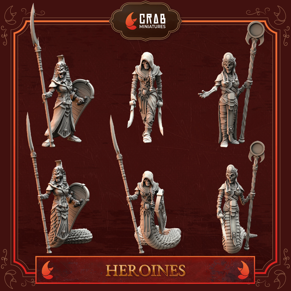 Pharaoh's Legacy: Heroines