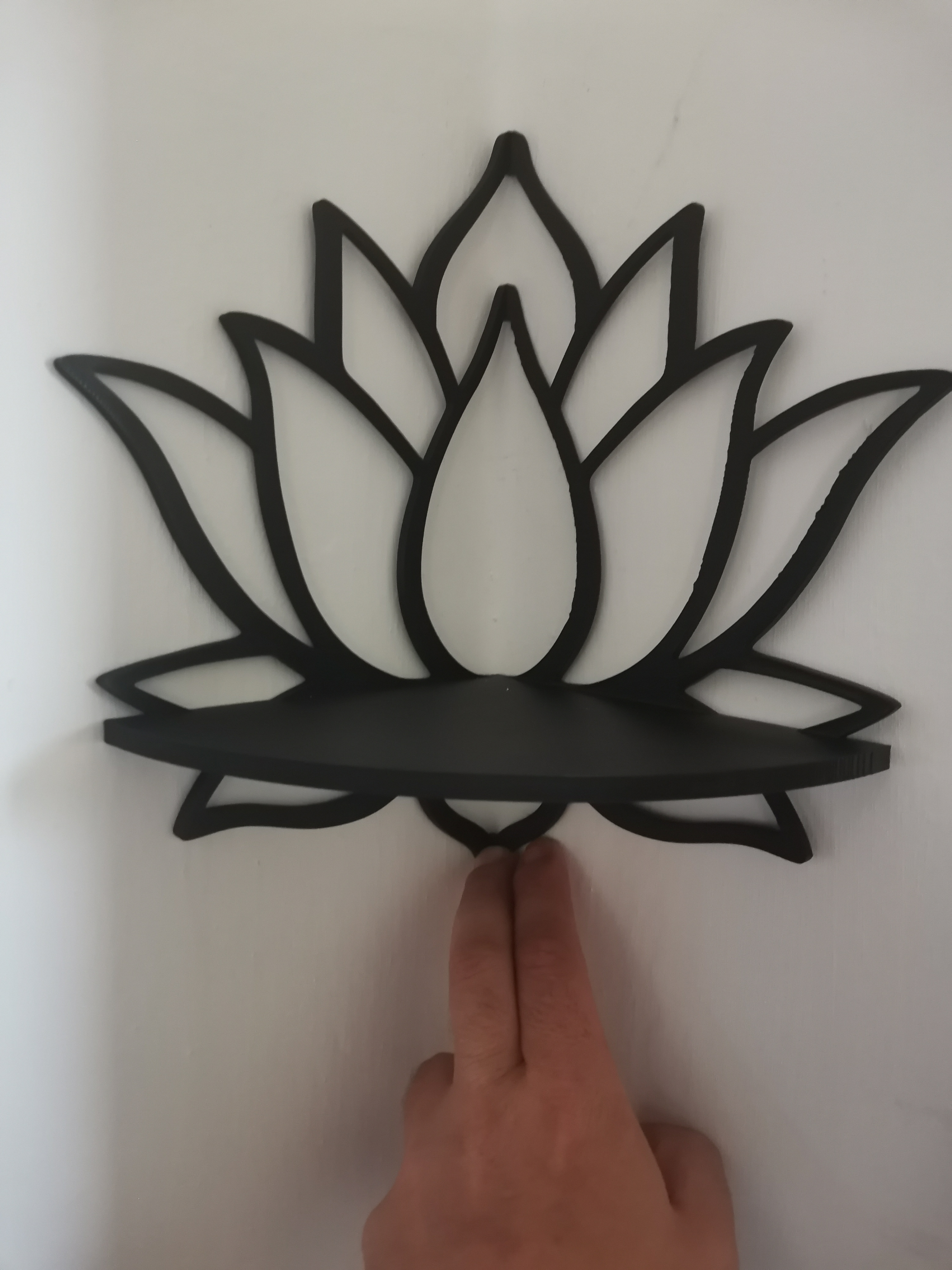 Lotus corner shelf