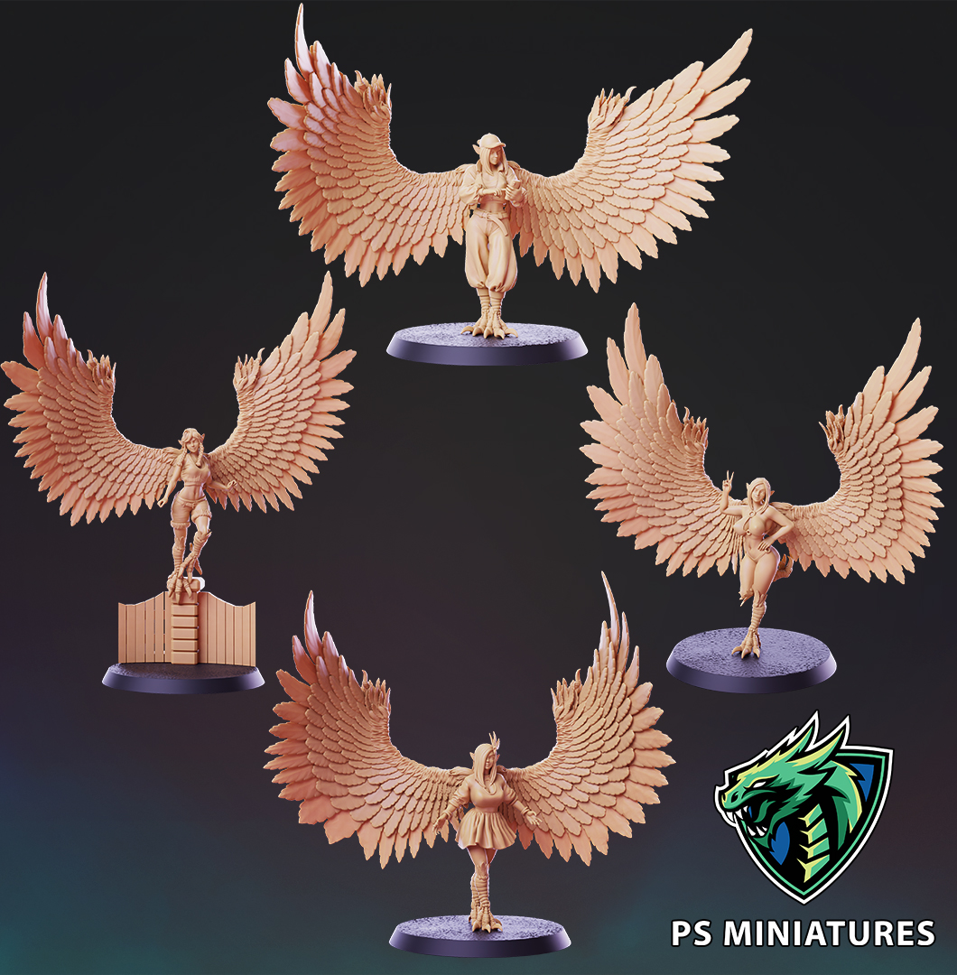 Modern Harpies Bundle + Pinups
