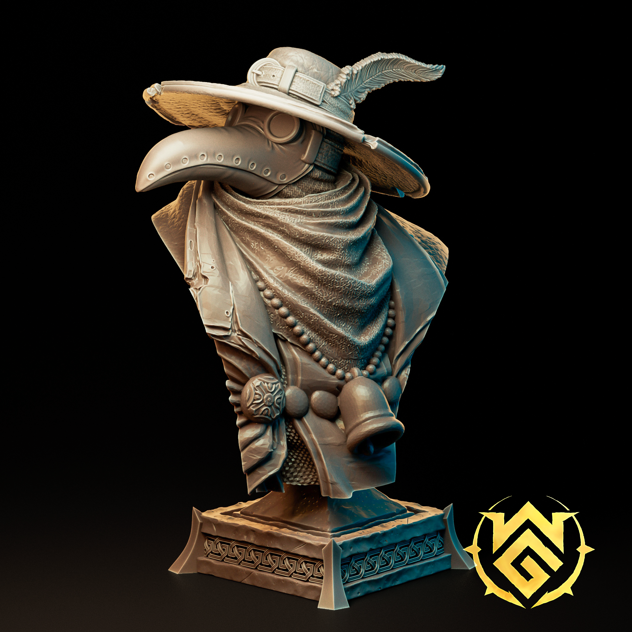 Bust - Iron Mask Cleric