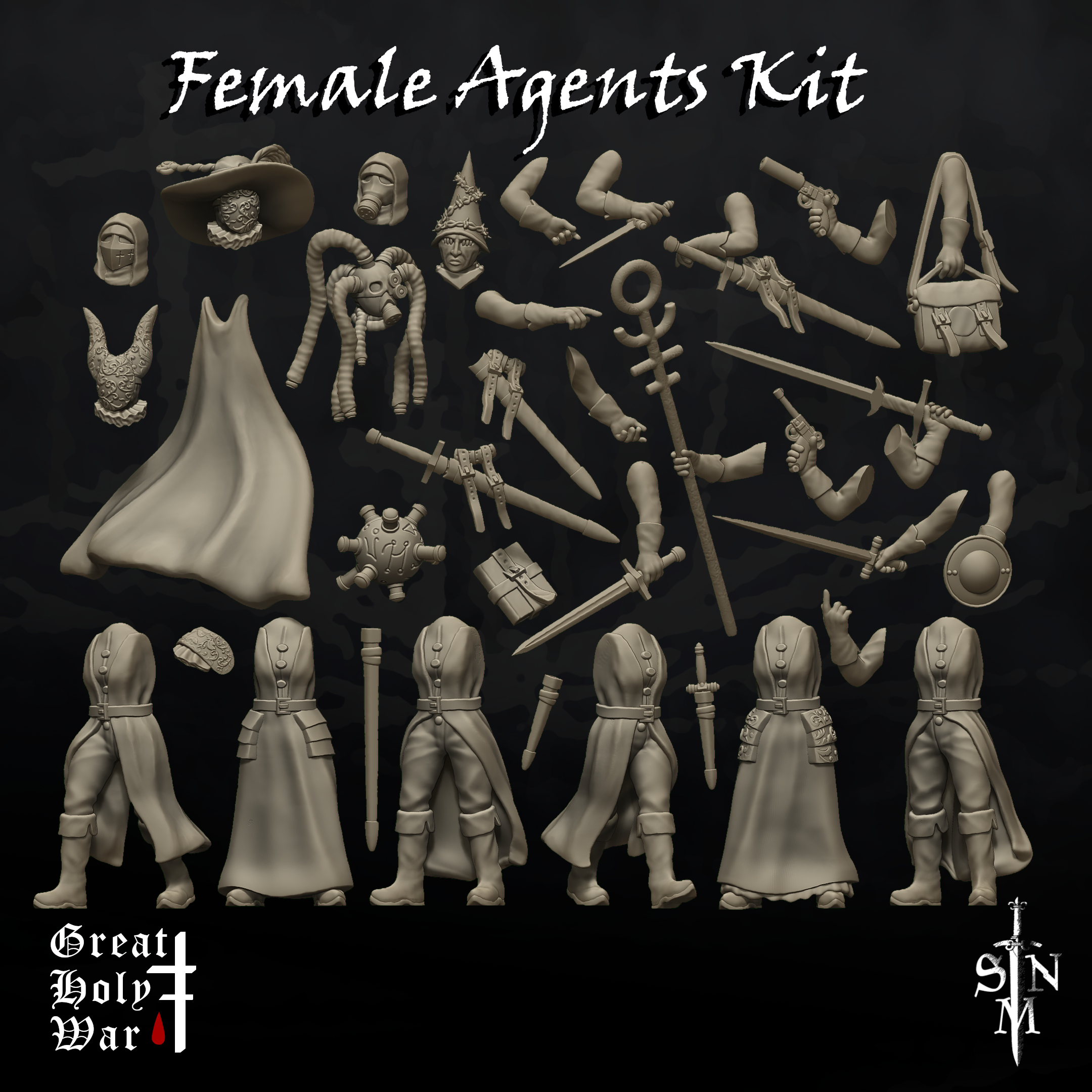 Great Holy War: Female Agents Kit