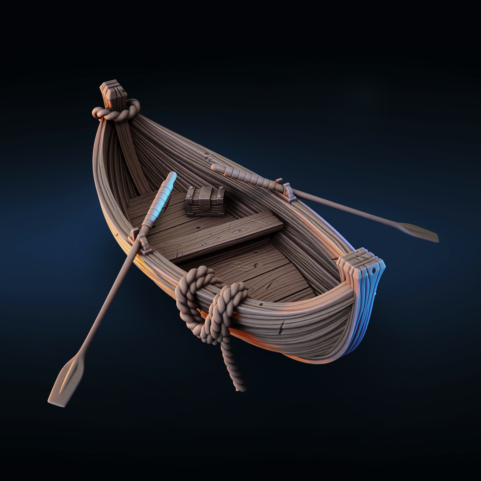 Rowboat | TTRPG Scater / Wargame Scenery