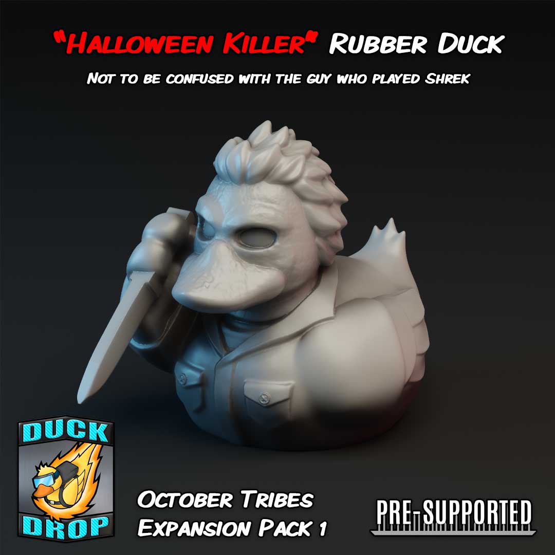 The Halloween Killer - Horror Art Toy Rubber Duck