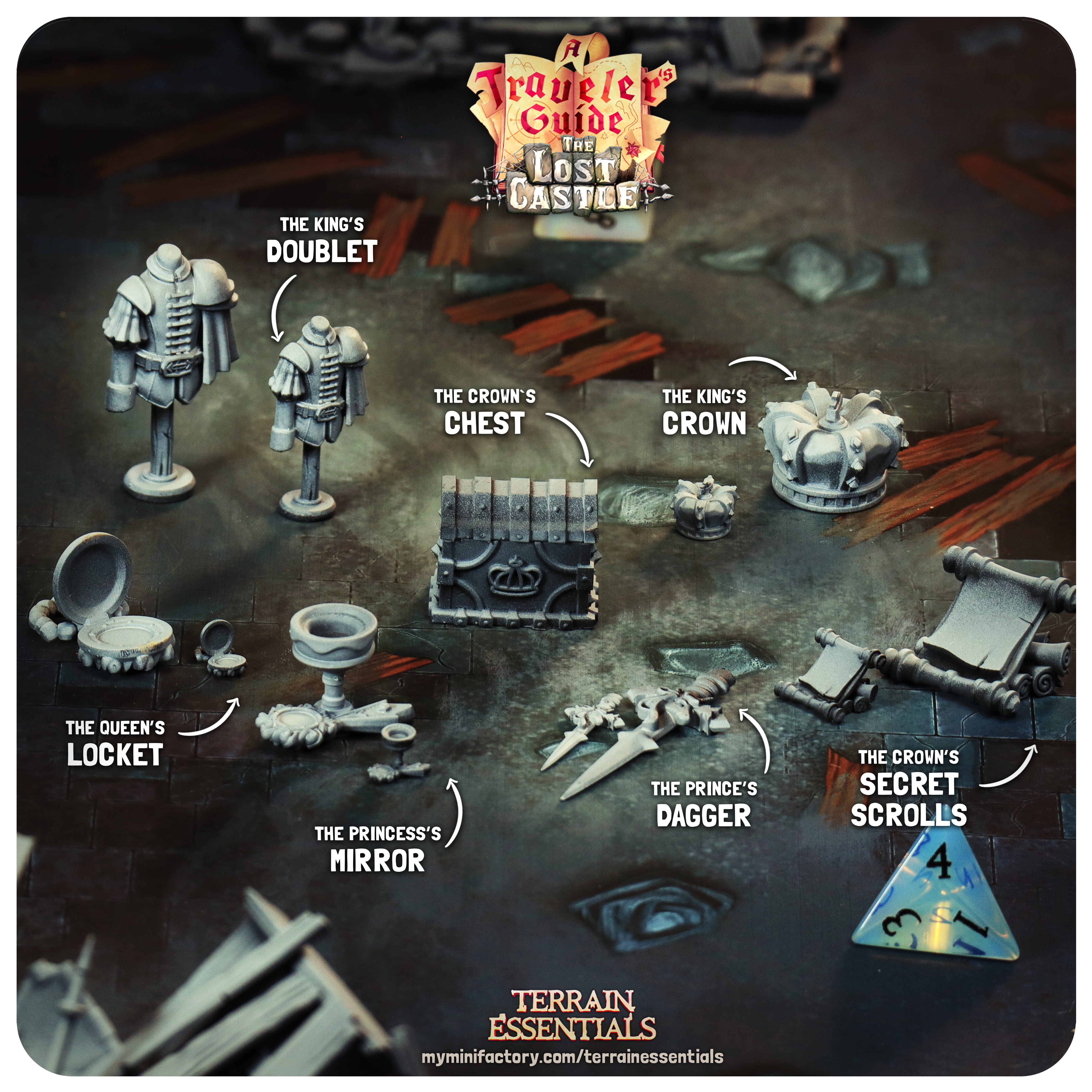 The Lost Castle Terrain - Hidden Heirlooms (Pre-Supported)
