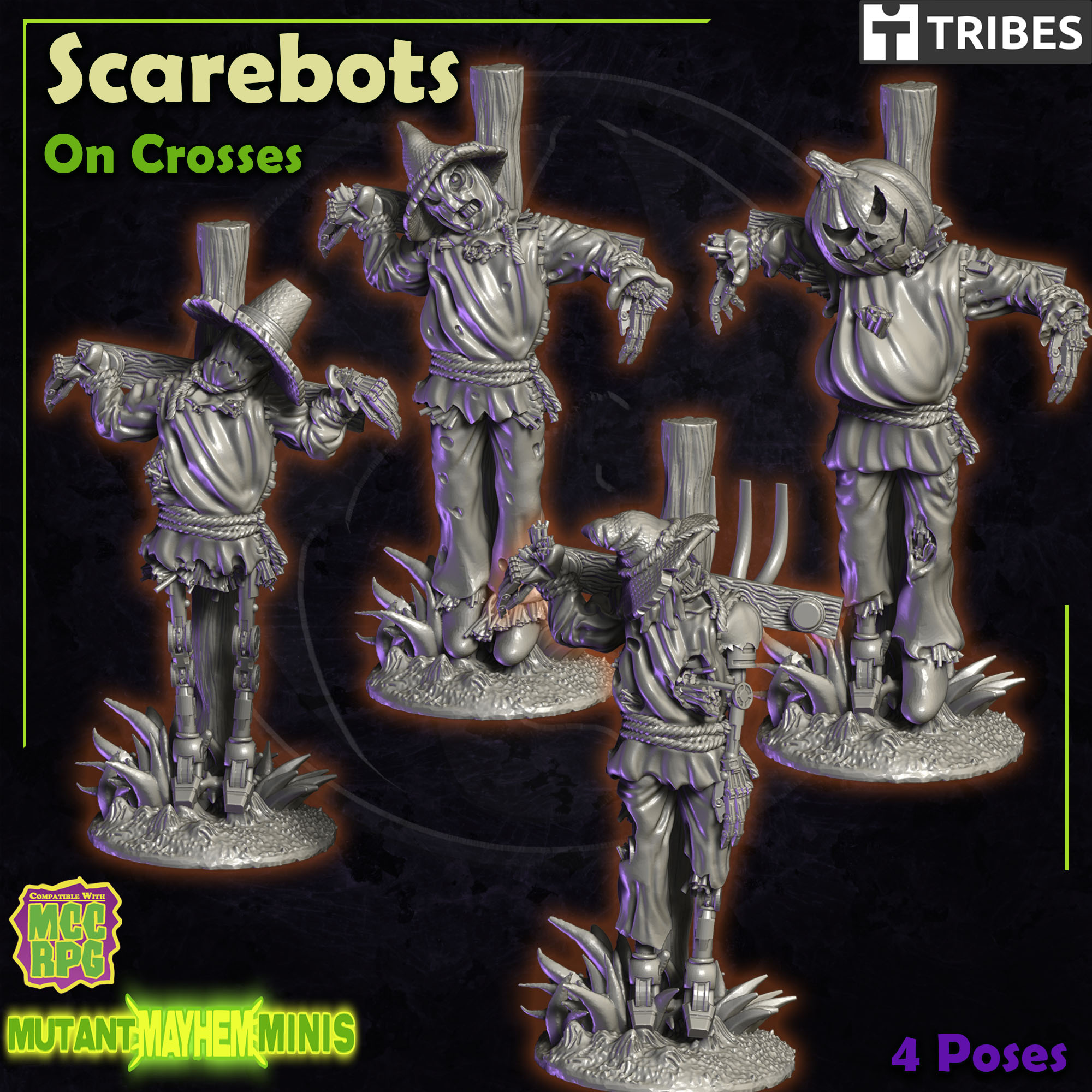 SCARECROW-BOTS: Robot Scarecrows (Perfectly Safe)