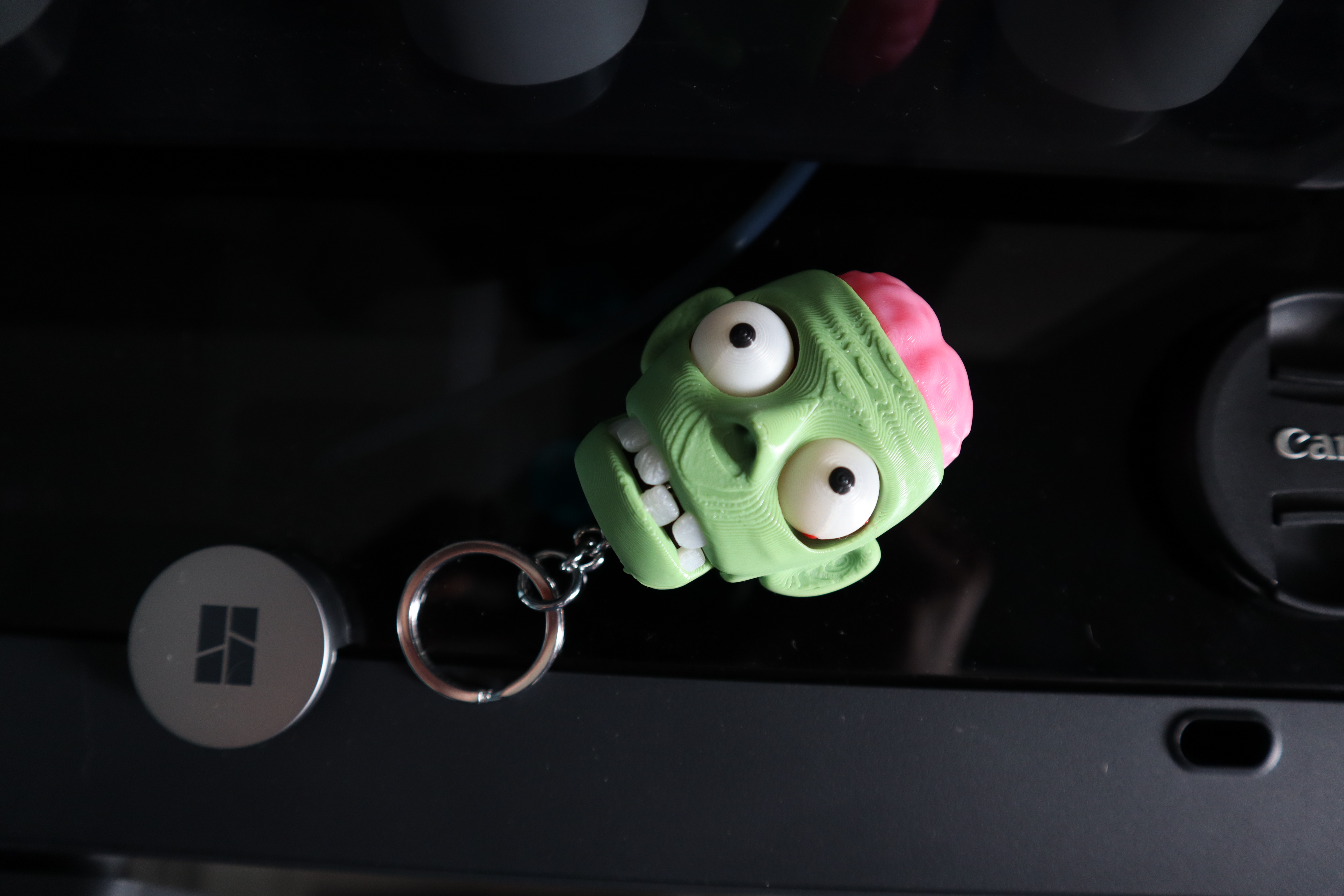 fidget zombie keychain