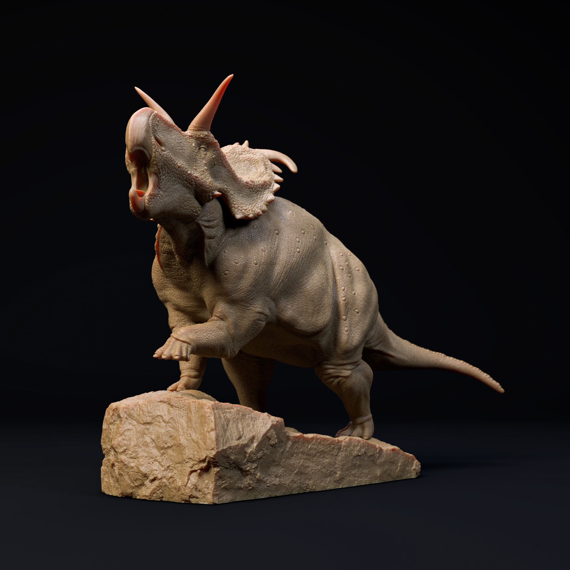 Lokiceratops roar 1-35 scale pre-supported dinosaur