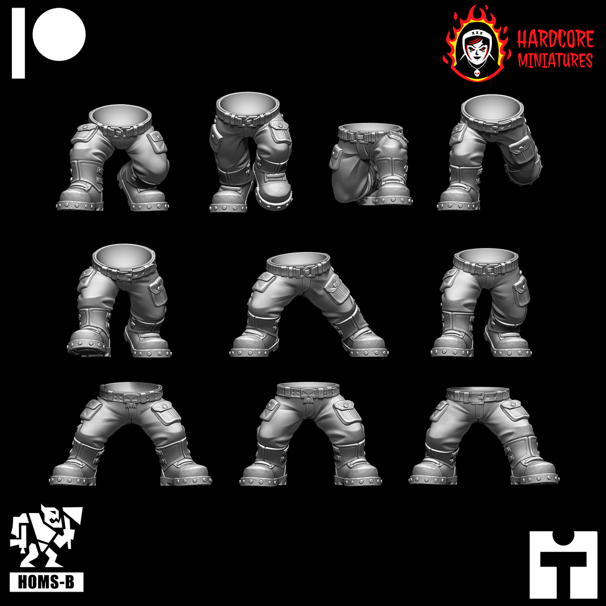 Space Orcs Kommando Legs #2 (shorter)