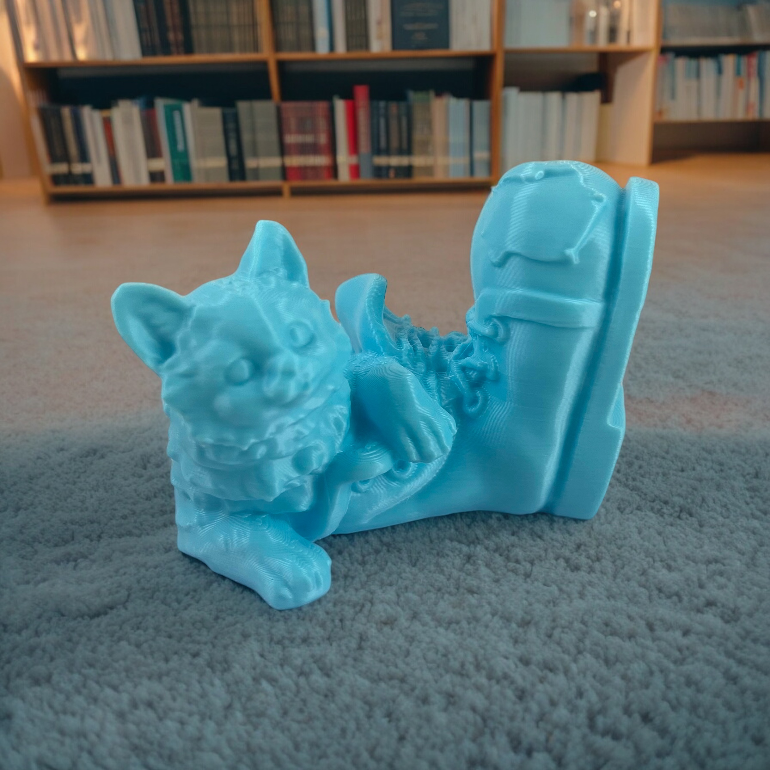 Cat in a big boot