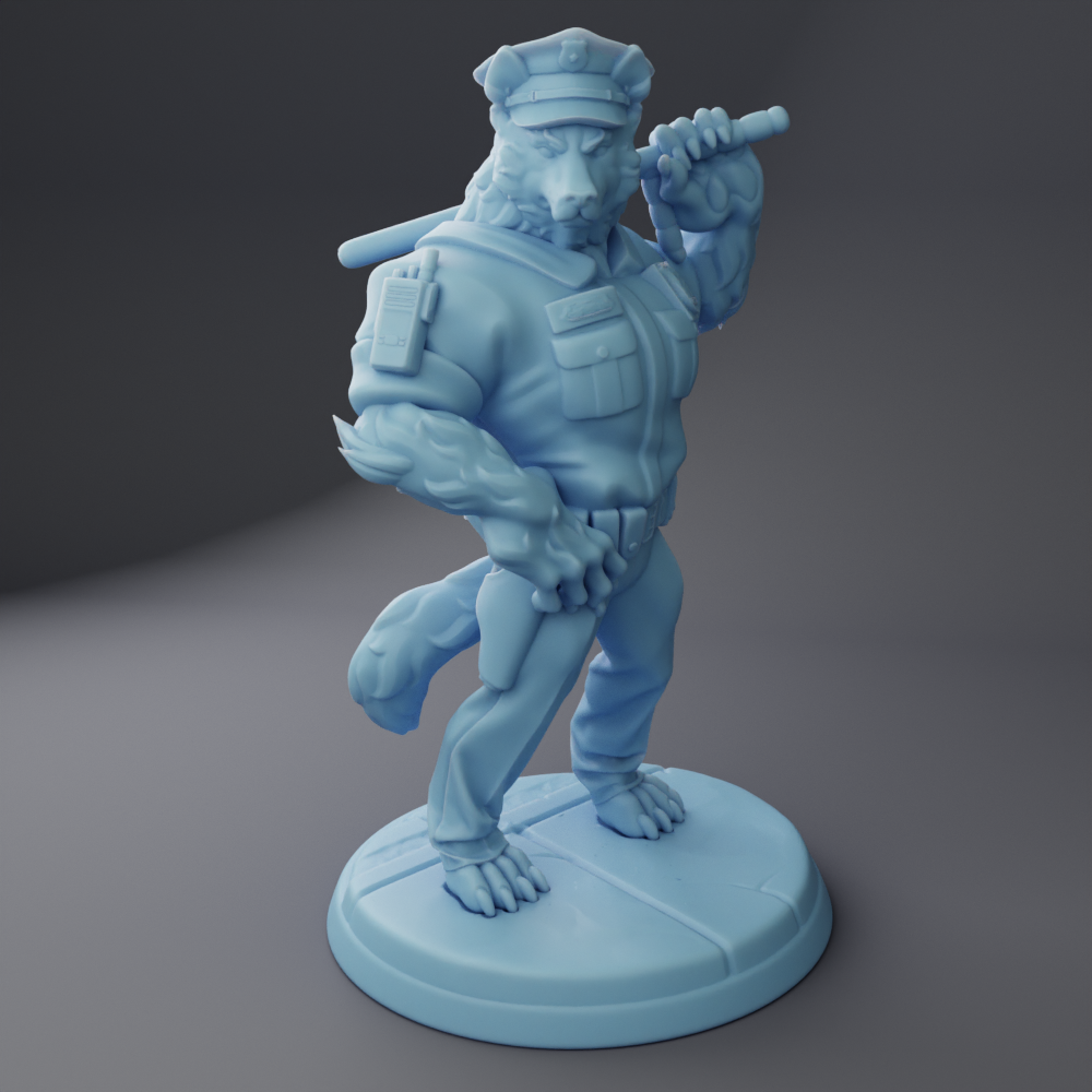 Wulfric the K9 Officer ( Male Werewolf / Modern / Officer )