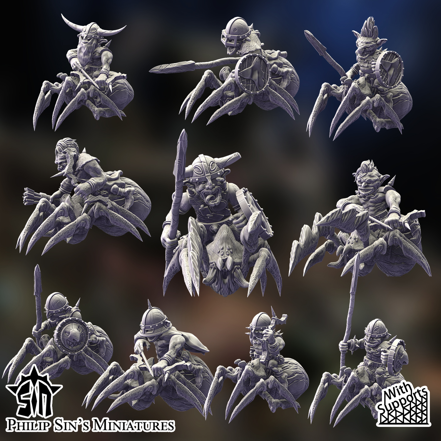 Goblin Spider Riders