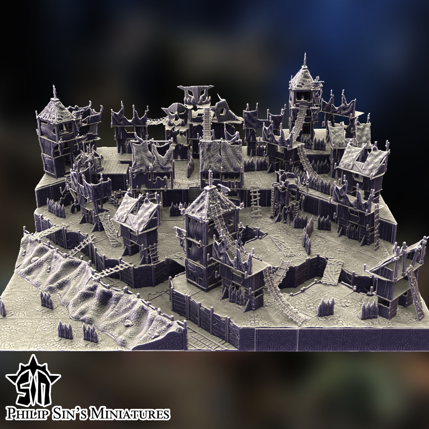Gigantic Savage Fortress Set - Skarrtrench