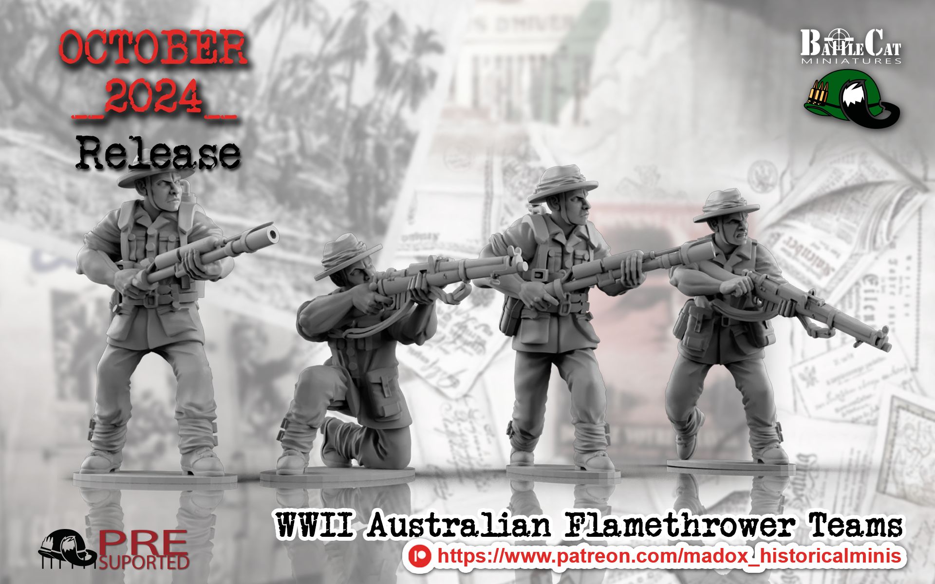 WWII Australian Flamethrower teams