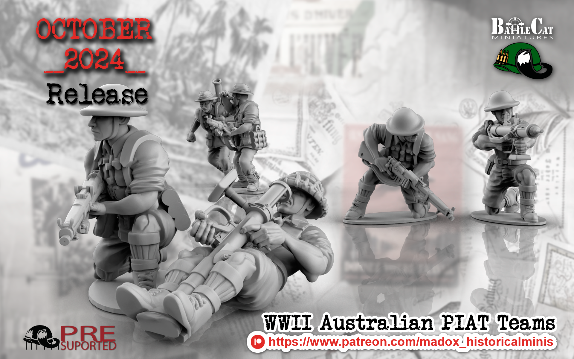 WWII Australian PIAT teams