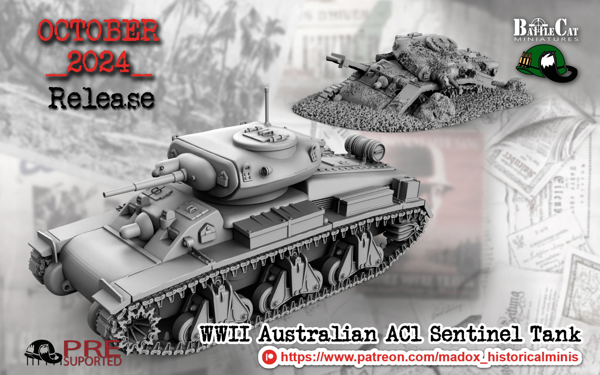 WWII Australian AC1 Sentinel Tank