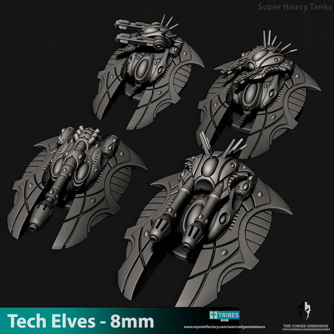 Super Heavy Tanks - Tech Elves - 8mm