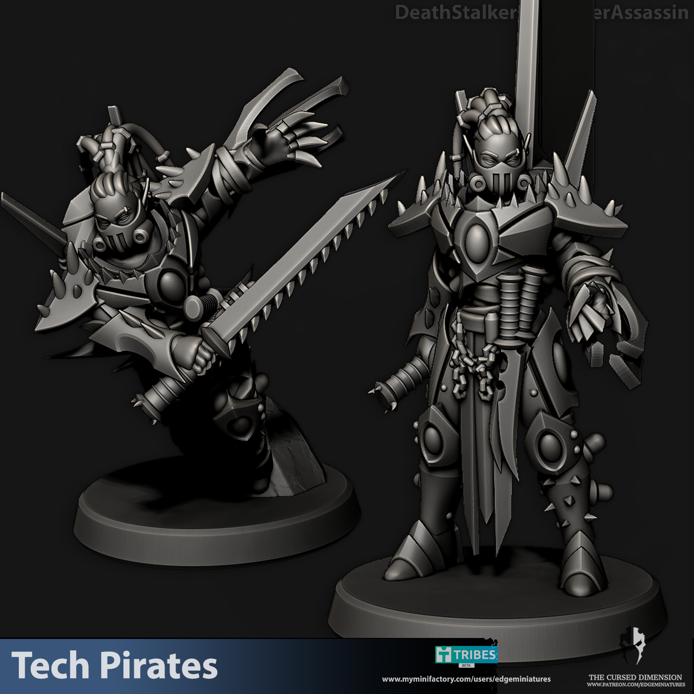 DeathStalkers - Master Assassins - Tech Pirates - 28mm