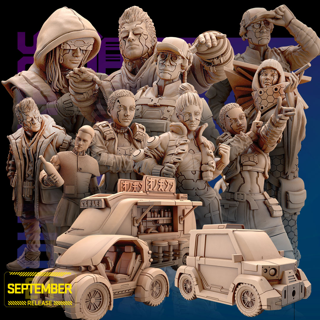 Cyberpunk models BUNDLE - Onlookers - (September24 release)