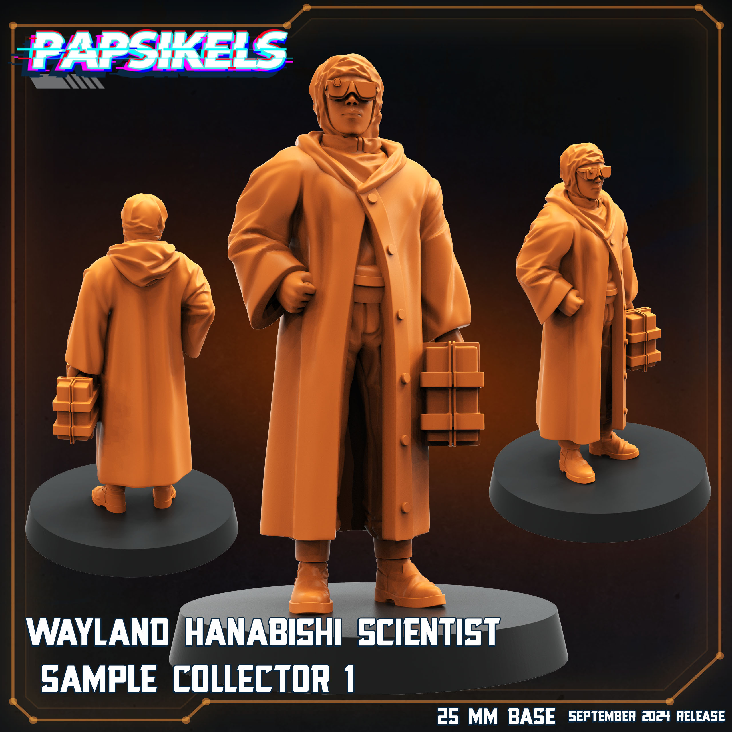 WAYLAND HANABISHI SCIENTIST SAMPLE COLLECTORS