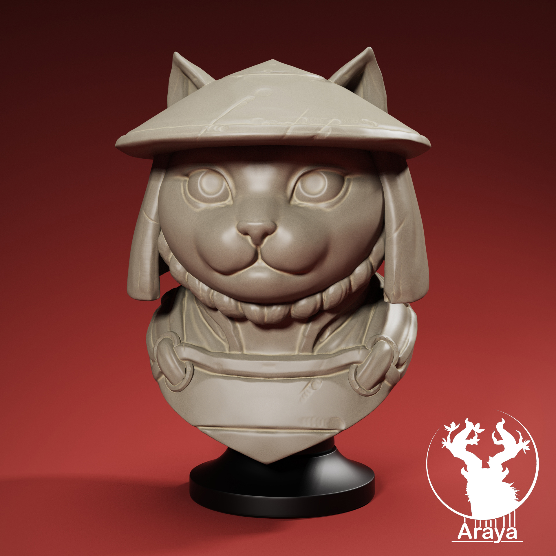 Cat Samurai Pawn