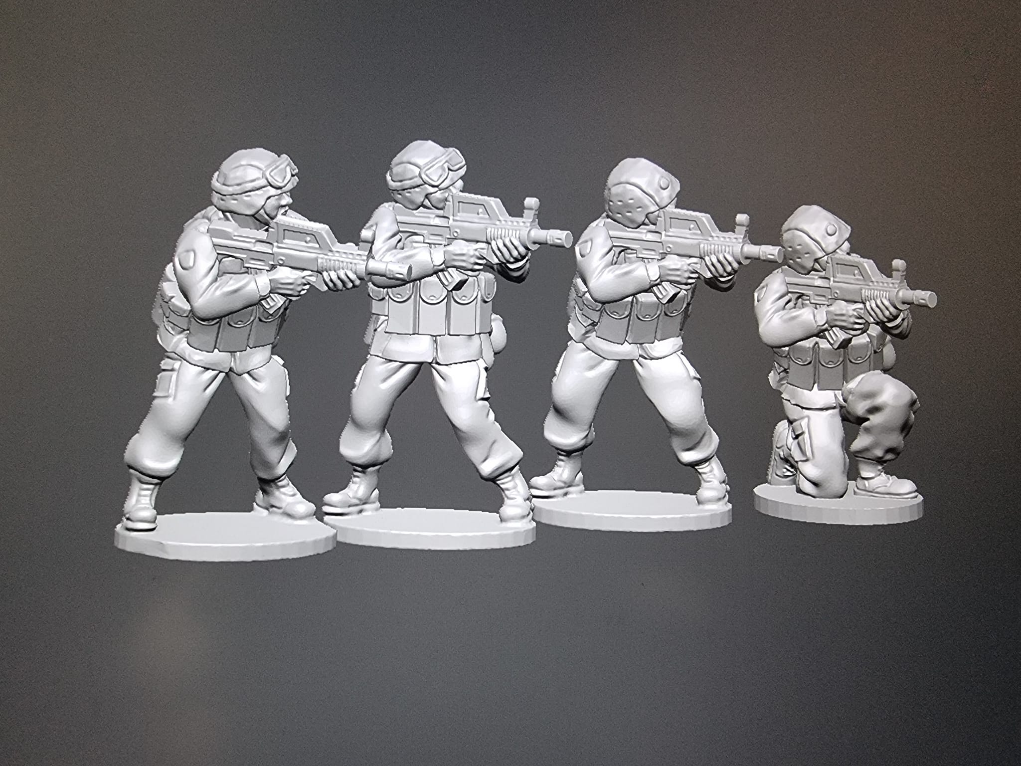 PLA1 Modern Chinese Army in body armor and QBZ rifles