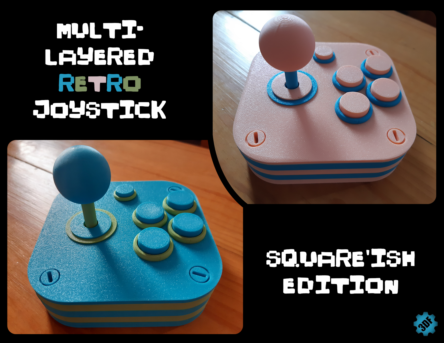 Multi-Layered Retro Joy no.2 - Square'ish Edition