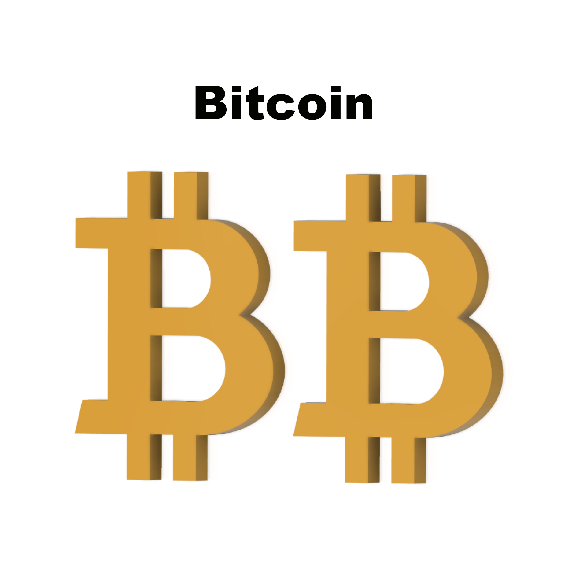 Bitcoin Earrings – 3D Printable Cryptocurrency Jewelry