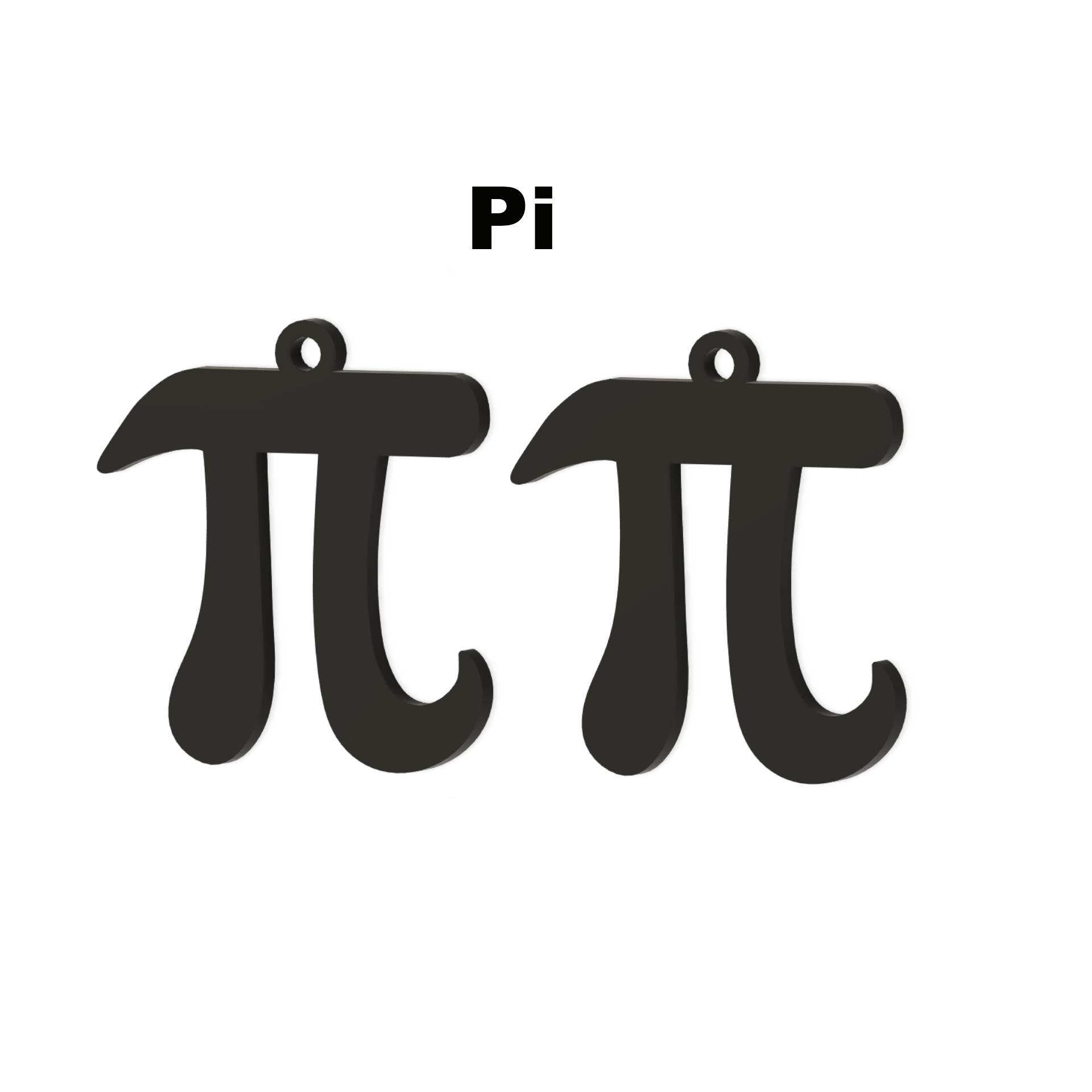 Pi Number Earrings – Geometric Chic for Math Lovers! ?✨