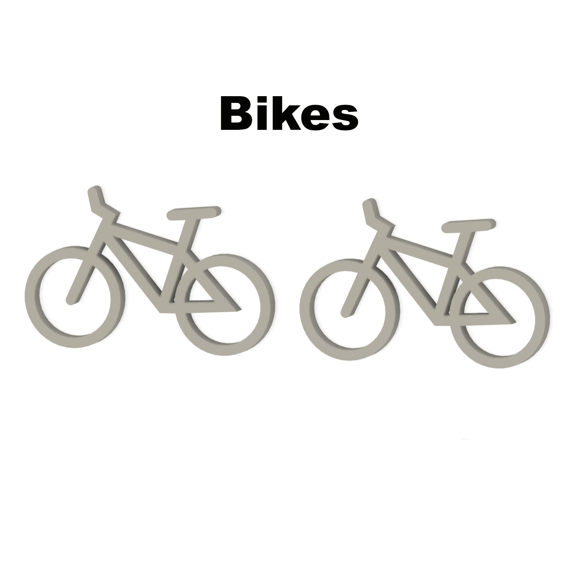 Bike Earrings for 3D Printing ?‍♀️✨