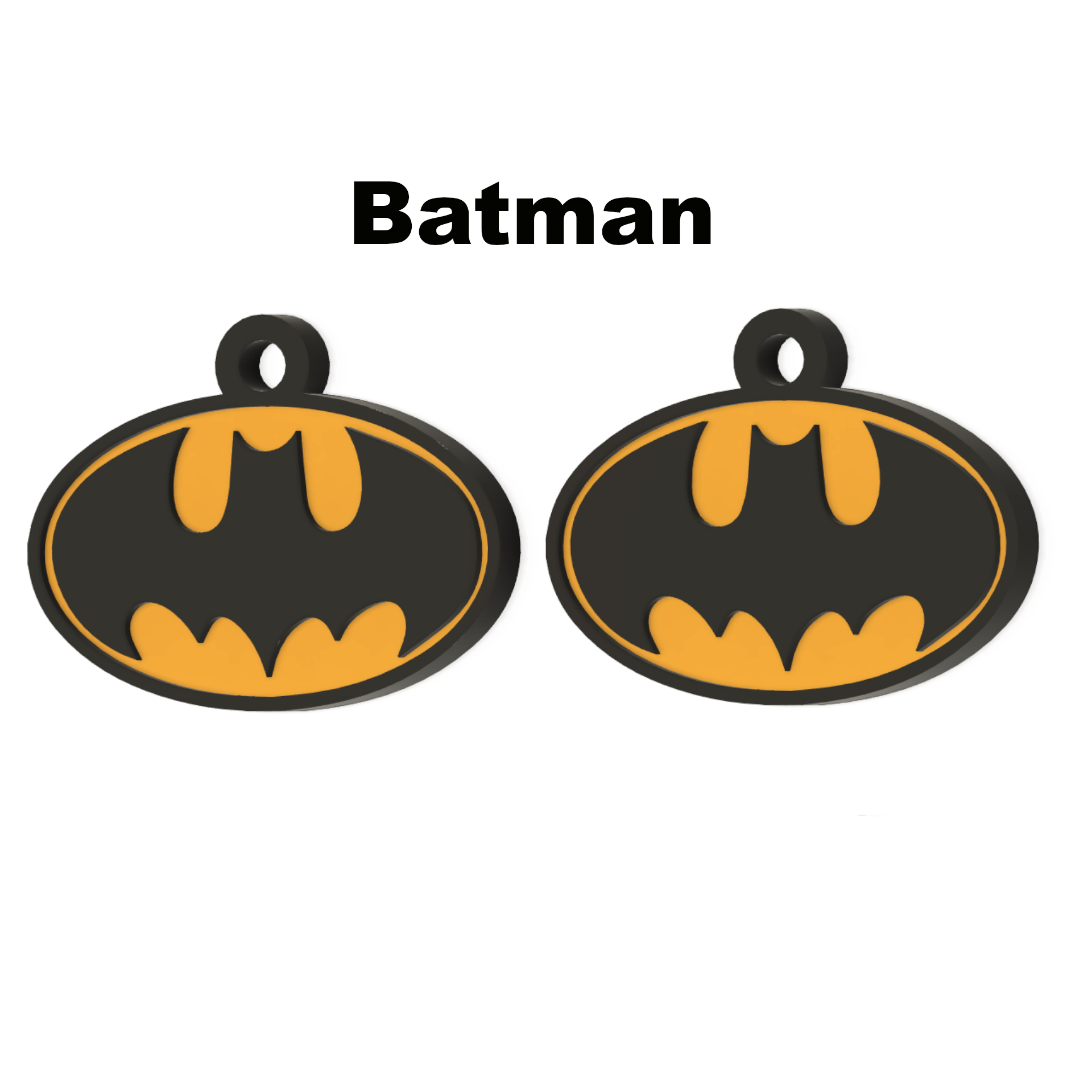 Batman Earrings for 3D Printing ?✨