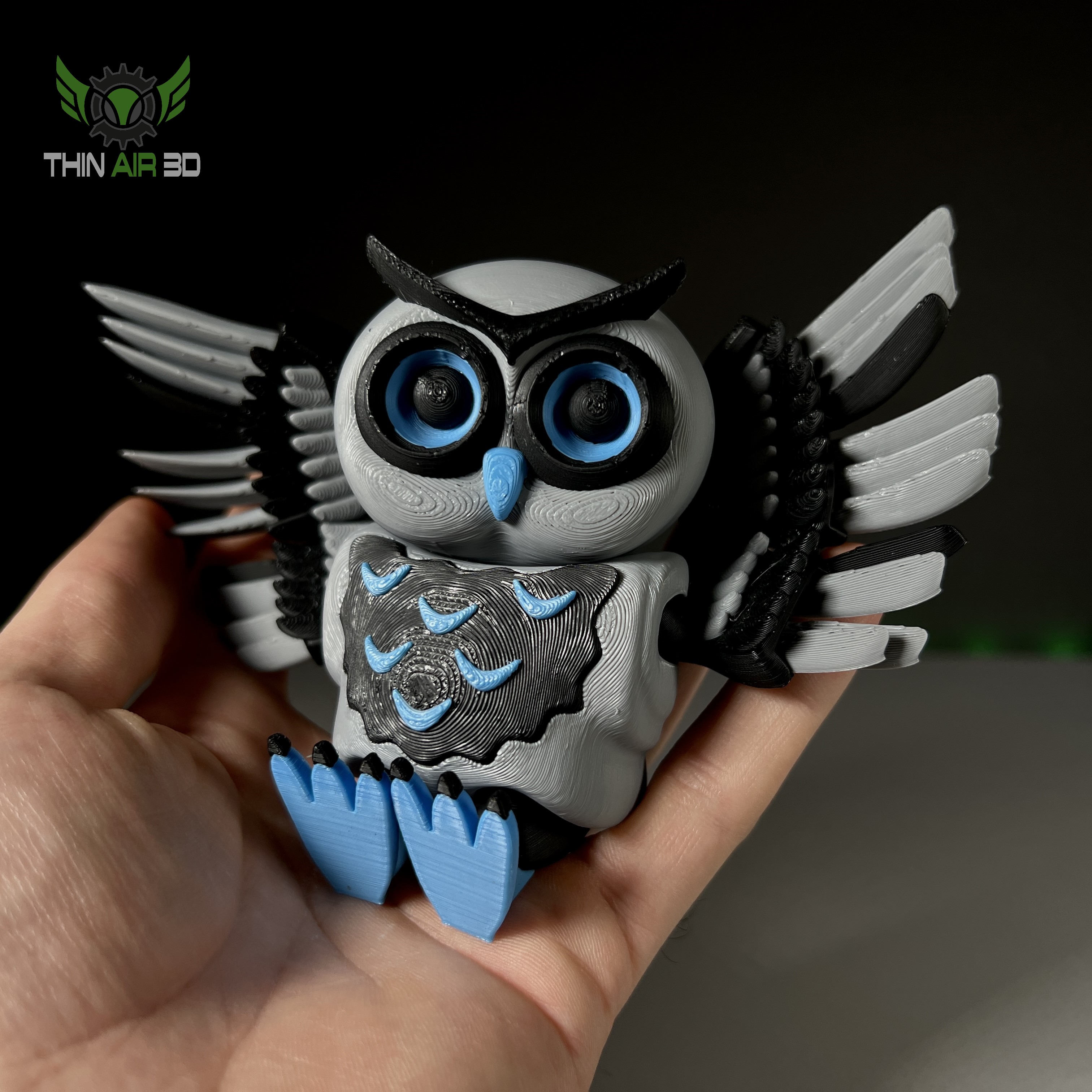 Owlbert the Articulating Fidget Owl