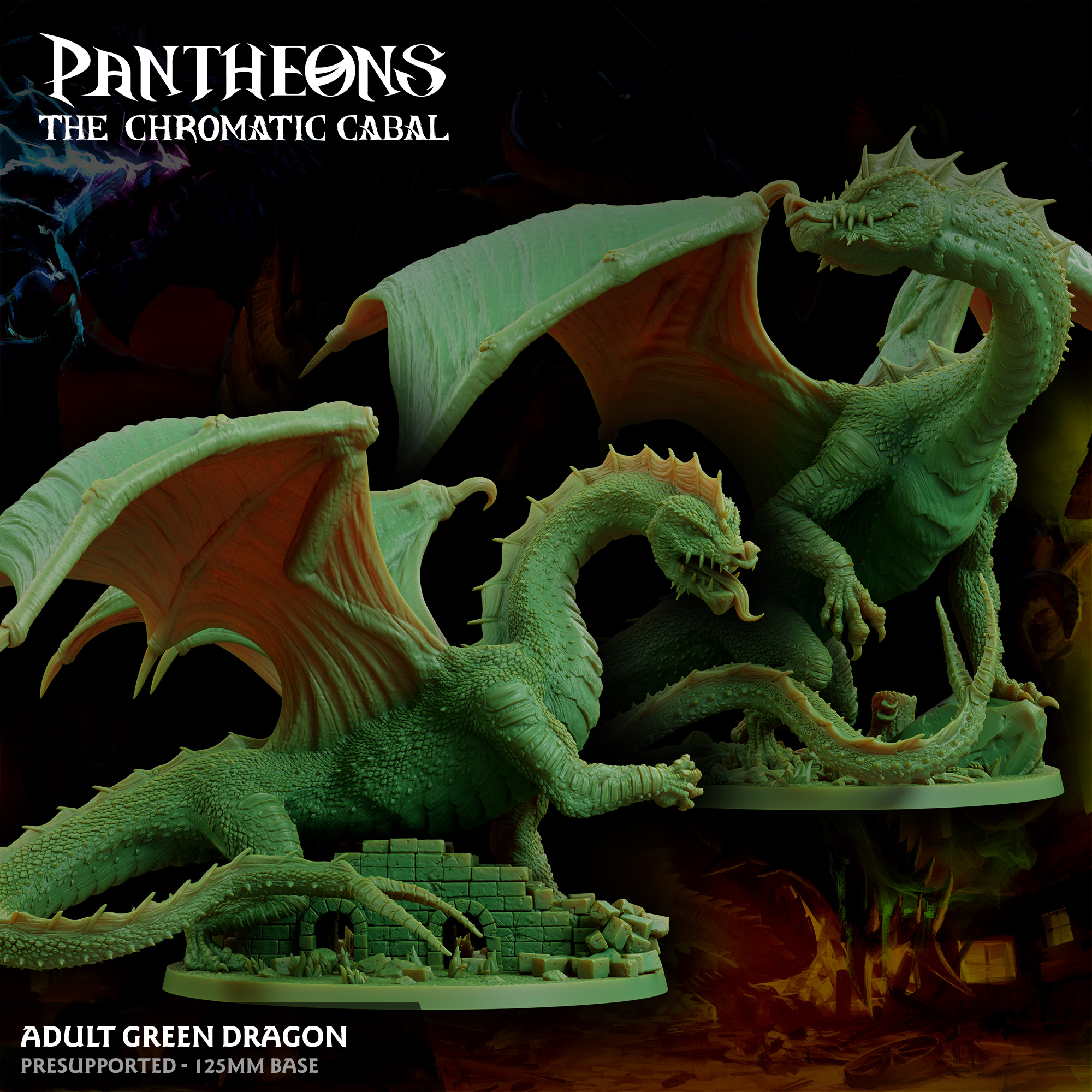 Pantheons: Adult Green Dragon