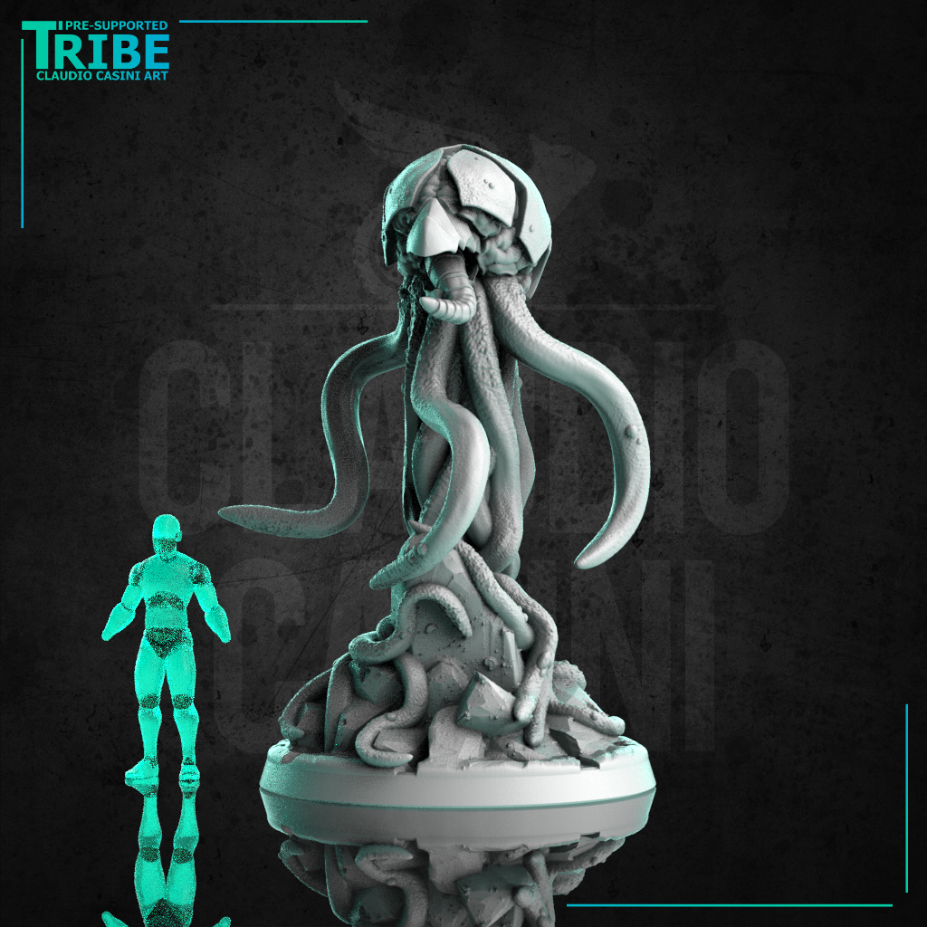 (L 0072) Elder brain monster magic creature tentacles