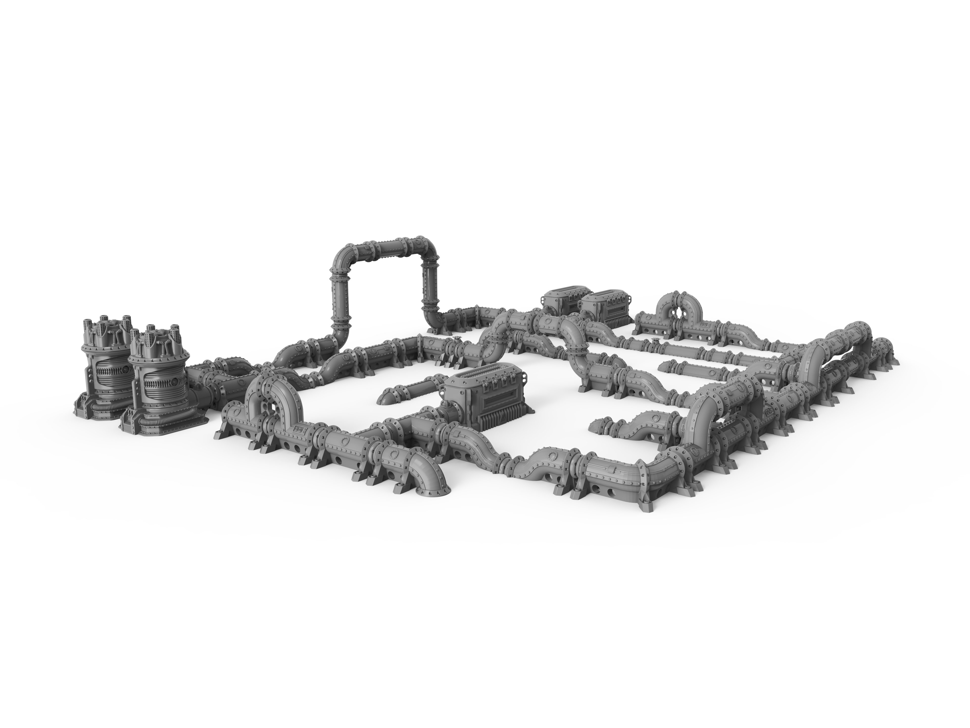 Pipe and generator terrain