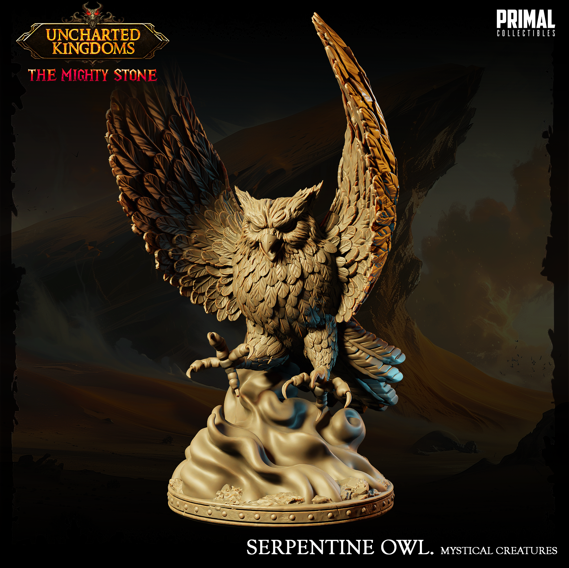 Mystical Animals - Serpentine Owl - October 2024 - Uncharted Kingdoms
