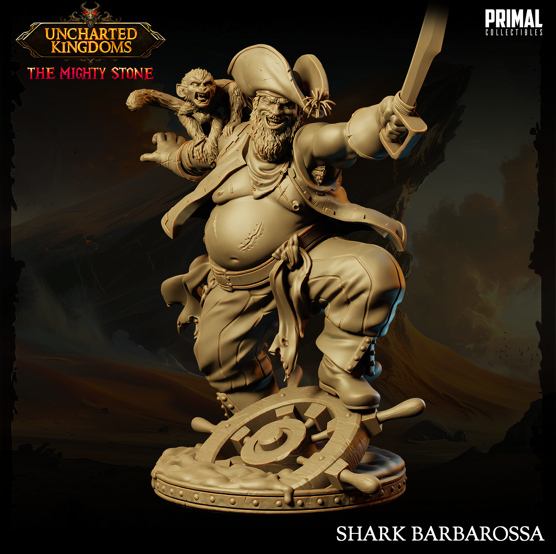 Evil Captain - Shark Barbarossa - October 2024 - Uncharted Kingdoms