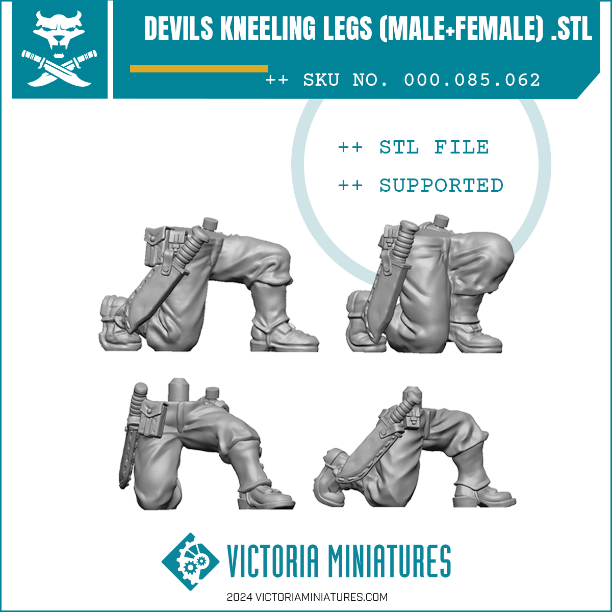 Devils Kneeling Legs (Male+Female)