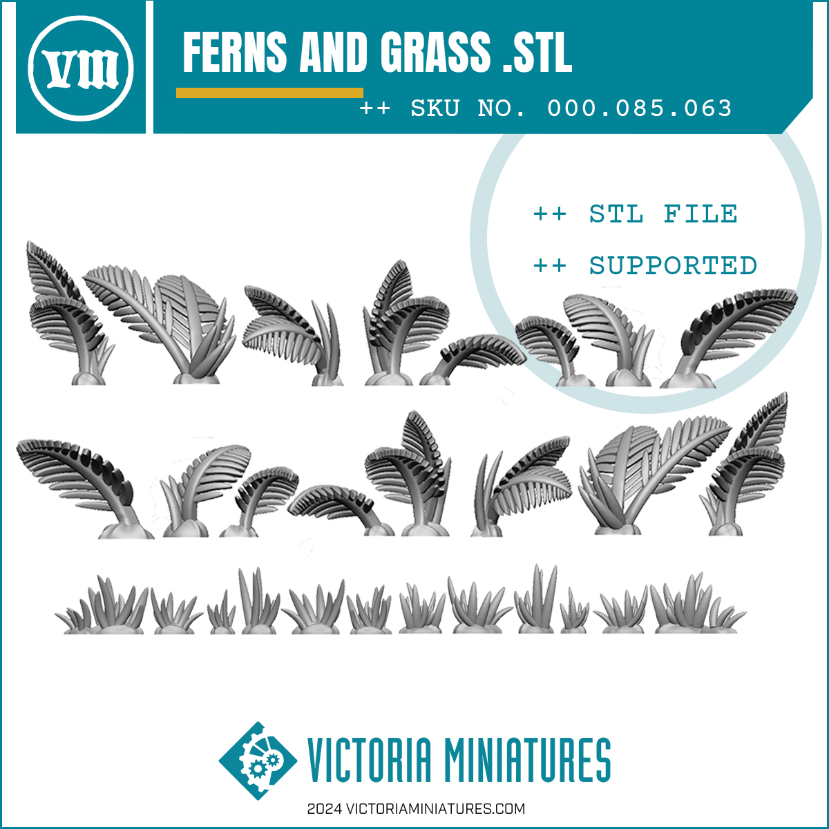 Ferns and Grass Basing Accessories