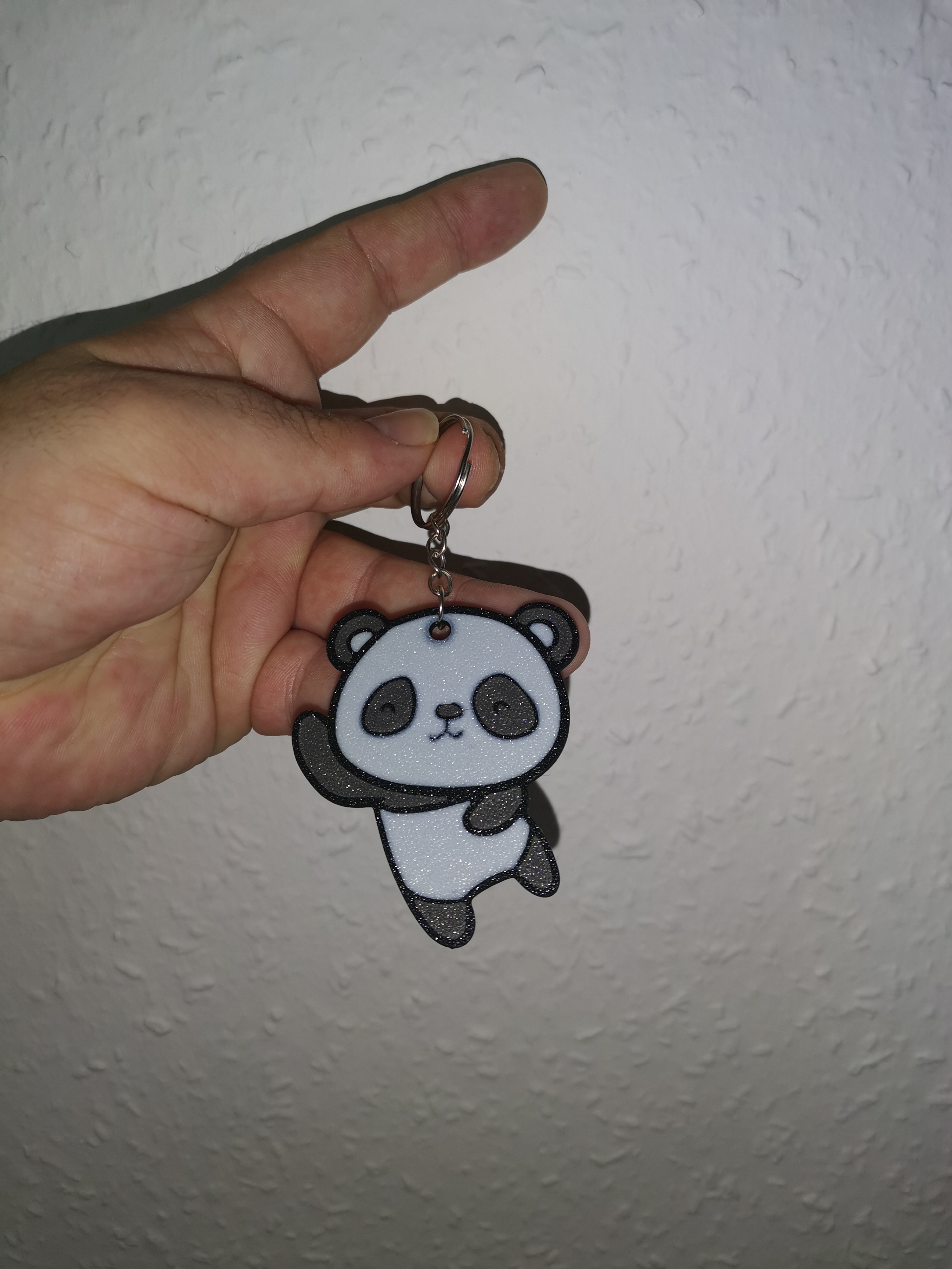 Panda multicolor keychain